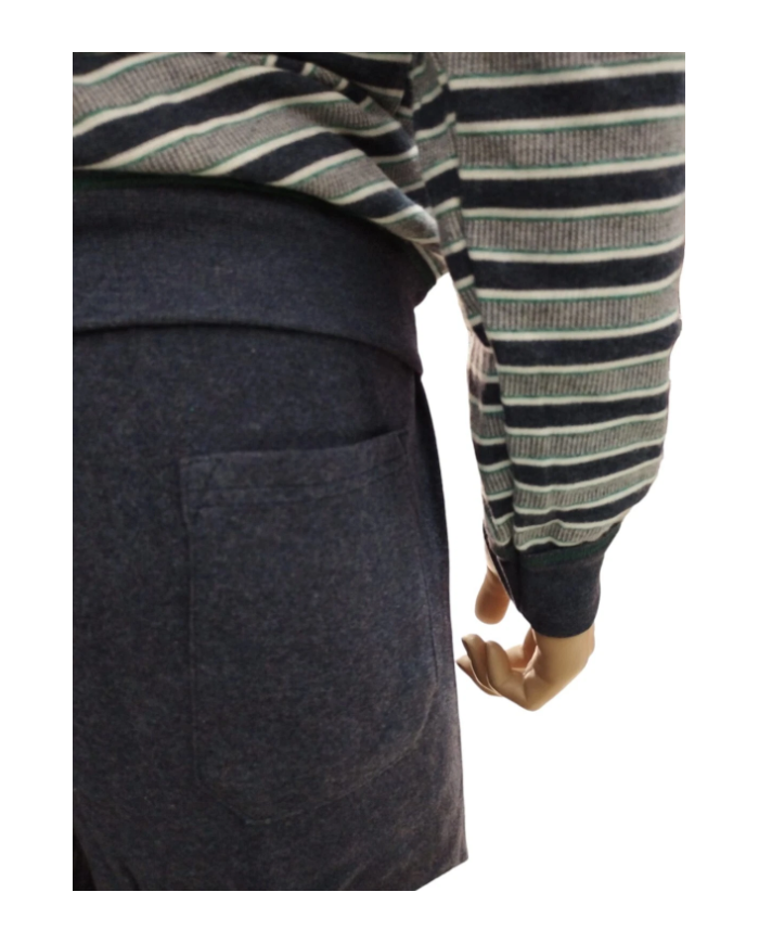 NUVÒ PIGIAMA UOMO JEANS SCOLLO SERAFINO INVERNO CALDO E LEGGERO COMODO