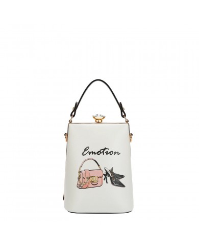 NICOLE LEE Borsa Gioiello Diamond Stone Clutch PRT16613-EMT Cestello Tracolla