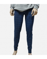 VANUÈ - PIGIAMA UOMO IN CALDO COTONE - BICOLORE CON POLSINI - COMFORT INVERNALE