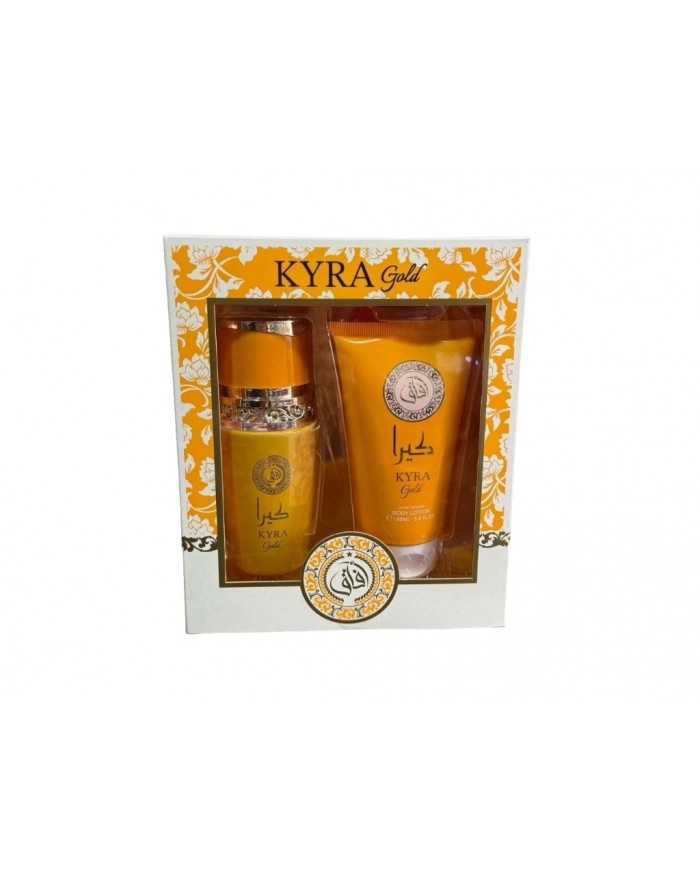 AFAQ - KARA GOLD - COFANETTO DONNA EAU DE PARFUM 100ML + BODY LOTION 150ML 8904174442104