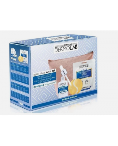 Dermolab Beauty Box Anti Età Siero 30ml + Patch Occhi Labbra + Pochette Regalo 8009518097573