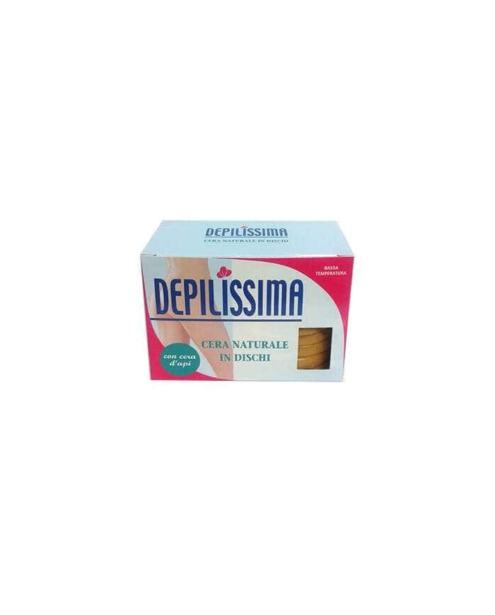 DEPILISSIMA - CERA A CALDO NATURALE IN DISCHI - BASSA TEMPERATURA - 400 G
