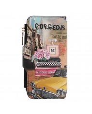 NICOLE LEE USA Portafoglio Donna PRT7703-VFD Sabina Imagines Bifold Multivani
