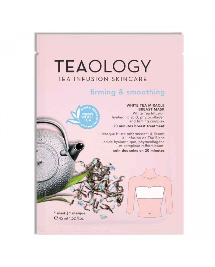 TEAOLOGY - WHITE TEA MIRACLE BREAST MASK - MASCHERA SENO RASSODANTE E LEVIGANTE
