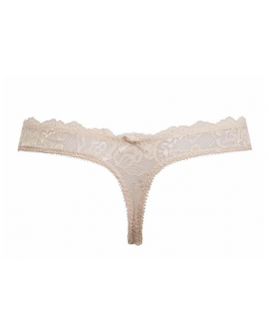 SIèLEI Perizoma Serie Pizzo 1973 Colore Cipria Taglia 2 Lingerie Raffinata