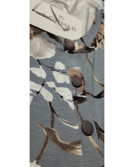 LORMAR CAMICIA DA NOTTE FLOREALE MODELLO SERAFINO MANICA LUNGA VISCOSA