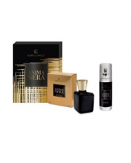 CAPUCCI ANIMA NERA Kit Uomo EDP 100ml + Deo Acqua 120ml Profumo Originale 8054956595020
