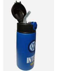 INTER BOTTIGLIA TERMICA UFFICIALE CON CANNUCCIA AUTOMATICA IN SILICONE CALDO FREDDO 8055714166438