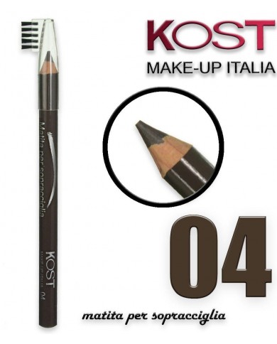 KOST MAKE UP MATITA SOPRACCIGLIA CON PETTINE INCLUSO 04 COLORE NATURALE