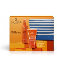 COLLISTAR Kit Solare Edizione Limitata SPF20 Latte + Doposole + Pochette 8015150262613