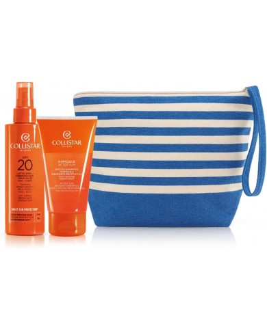 COLLISTAR Kit Solare Edizione Limitata SPF20 Latte + Doposole + Pochette