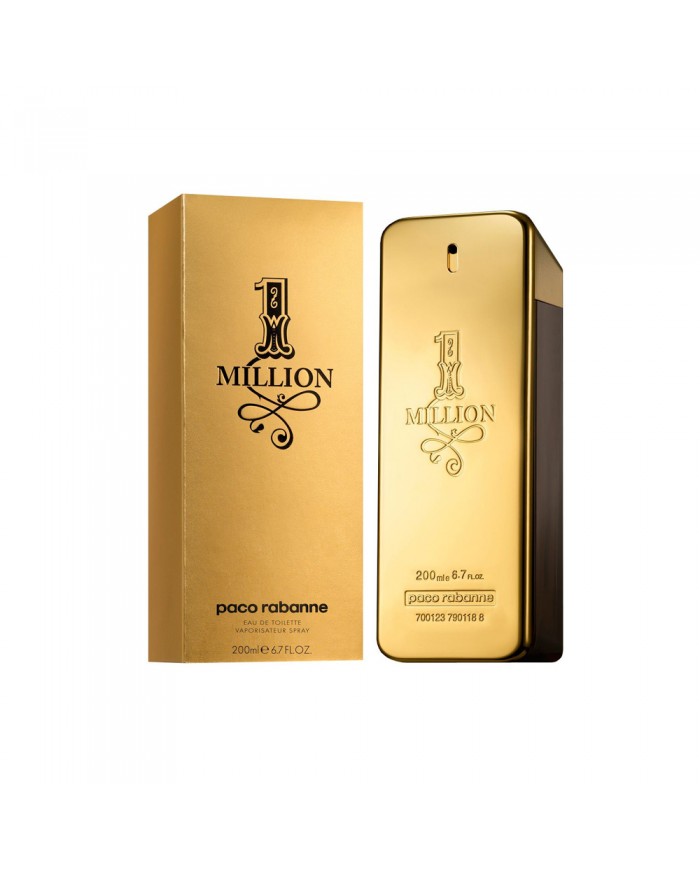 PACO RABANNE One Million Eau De Toilette 200ml Profumo Uomo EDT Spray 3349668566372