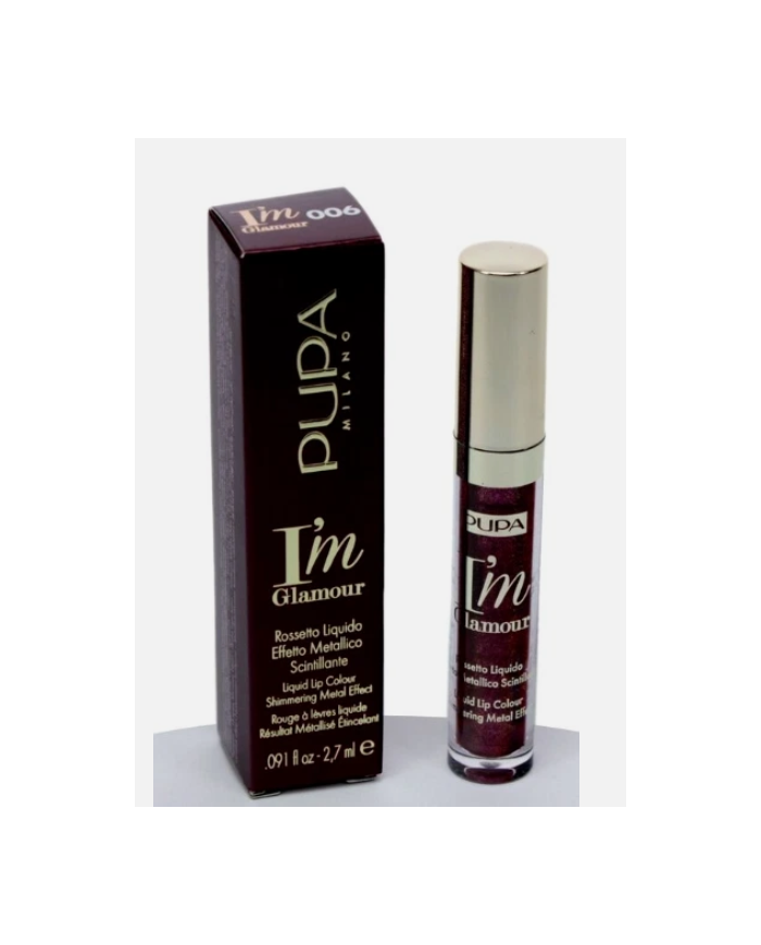 PUPA I'M GLAMOUR ROSSETTO LIQUIDO METALLICO 006 CYCLAMEN VIOLET