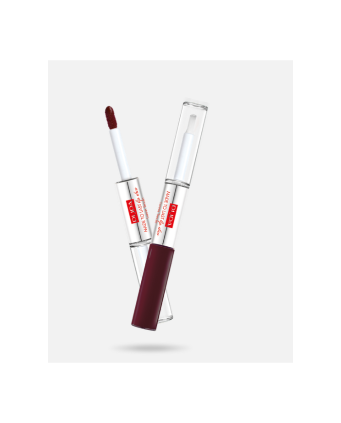 PUPA Made To Last Lip Duo 017 Red Wine Rossetto Liquido a Lunga Tenuta Bifasico 8011607310326