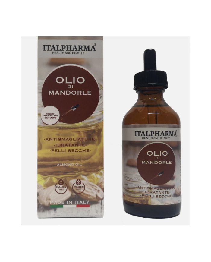 ITALPHARMA OLIO DI MANDORLE PER MASSAGGIO ANTISMAGLIATURE PELLI SECCHE 100 ML