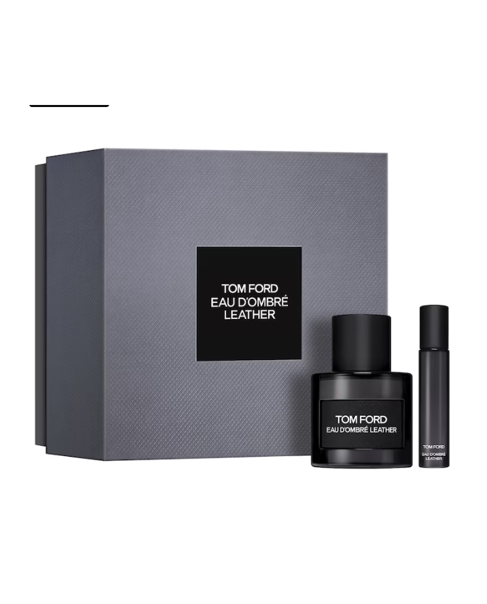 TOM FORD EAU D'OMBRE LEATHER COFANETTO EAU DE TOILETTE 50 ML + EDT 10 ML KIT REGALO UOMO