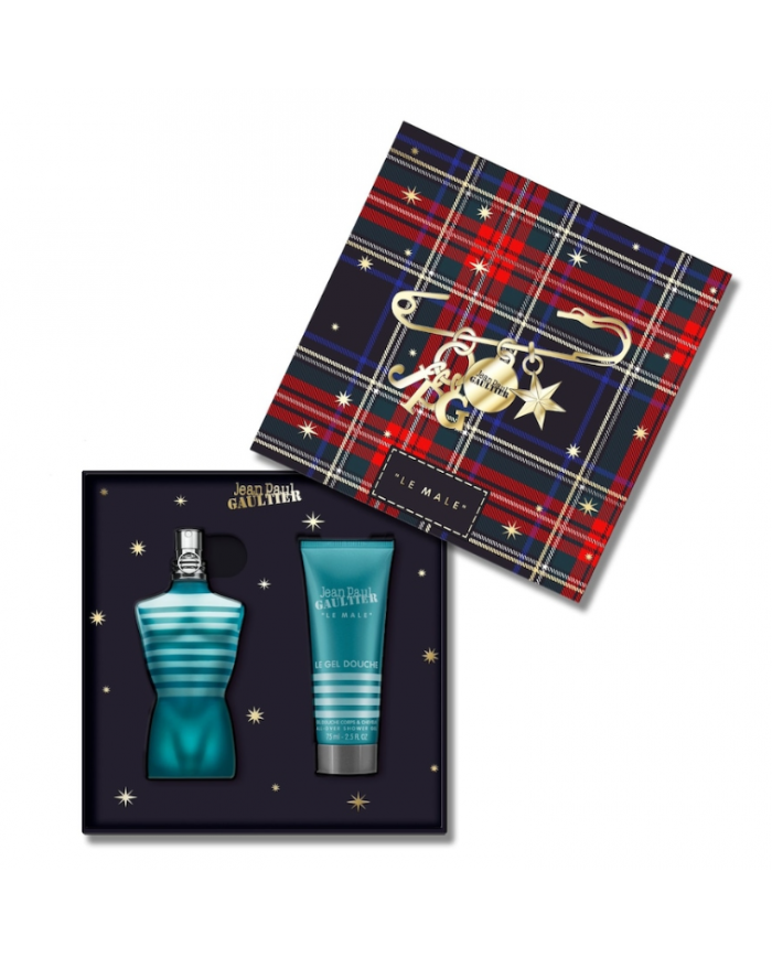 JEAN PAUL GAULTIER LE MALE COFANETTO EAU DE TOILETTE 75 ML + GEL DOCCIA PROFUMATO 75 ML KIT REGALO UOMO