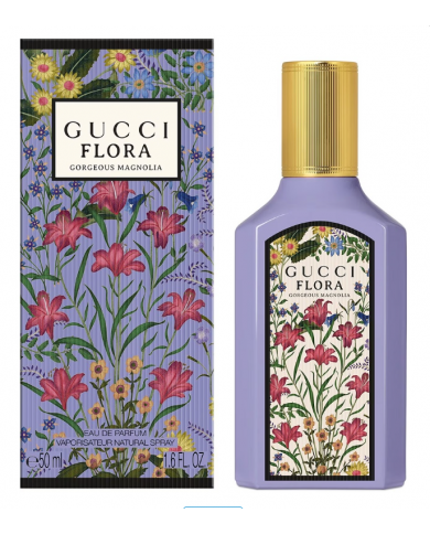 GUCCI FLORA GORGEOUS MAGNOLIA EAU DE PARFUM PROFUMO DONNA SPRAY 50 ML