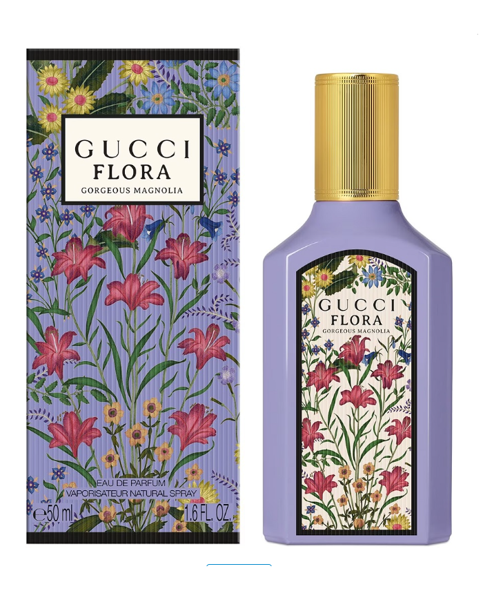 GUCCI FLORA GORGEOUS MAGNOLIA EAU DE PARFUM PROFUMO DONNA SPRAY 50 ML