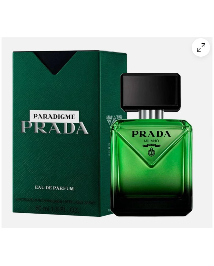 PRADA PARADIGME EAU DE PARFUM PROFUMO UOMO SPRAY RICARICABILE 50 ML
