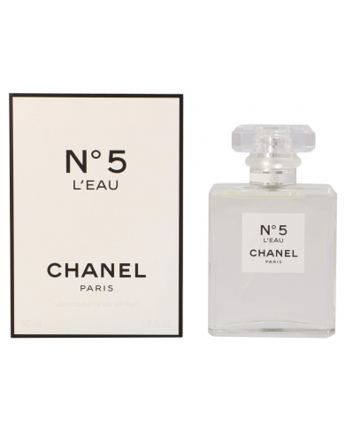 CHANEL N5 L'EAU EAU DE TOILETTE PROFUMO DONNA SPRAY 50 ML 3145891055207