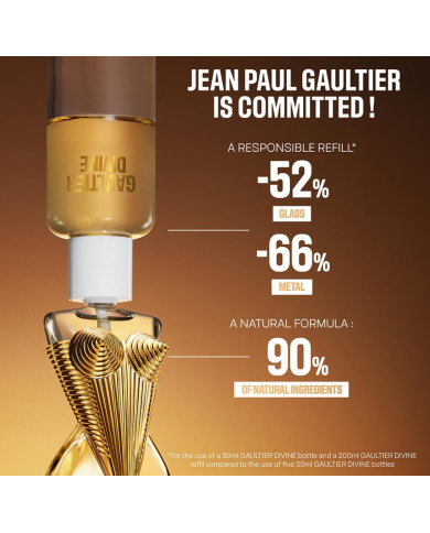 JEAN PAUL GAULTIER GUALTIER DIVINE EAU DE PARFUM RICARICA PROFUMO DONNA 200 ML