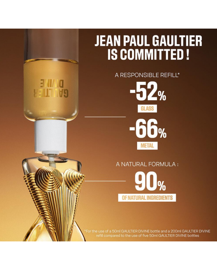 JEAN PAUL GAULTIER GUALTIER DIVINE EAU DE PARFUM RICARICA PROFUMO DONNA 200 ML