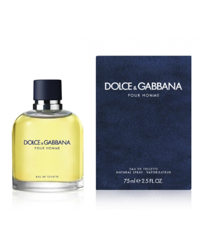 DOLCE & GABBANA POUR HOMME EAU DE TOILETTE PROFUMO UOMO SPRAY 75 ML 8057971180431