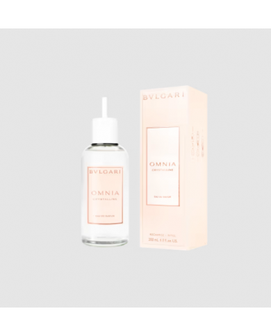 BULGARI OMNIA CRYSTALLINE EAU DE PARFUM RICARICA PROFUMO DONNA 200 ML