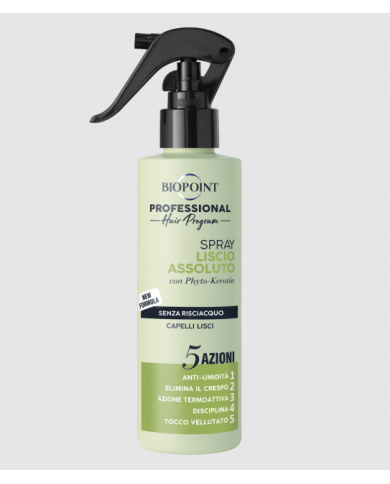 BIOPOINT LISCIO ASSOLUTO SPRAY EFFETTO SETA ANTI-CRESPO TERMO-PROTETTORE 200 ML