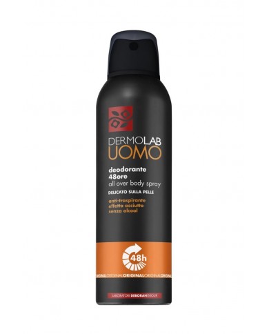 DERMOLAB UOMO DEO SPRAY ORIGINAL DEODORANTE PROTEZIONE 48 ORE 150 ML 8009518392821