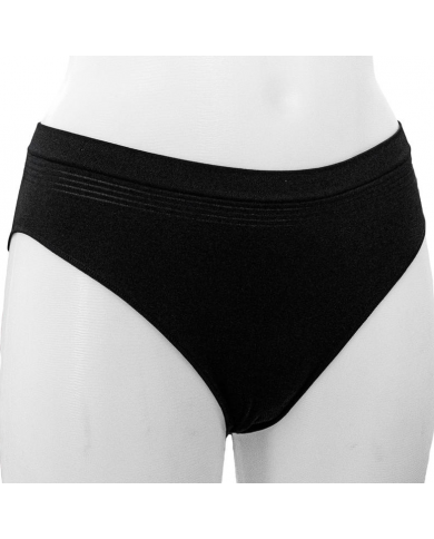 POMPEA SEAMLESS 2 SLIP MICROFIBRA NERO TRASPIRANTE ODOR CONTROL TAGLIA L/XL