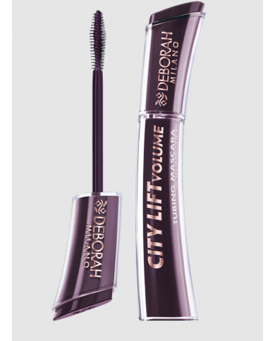DEBORAH MILANO MASCARA CITY LIFT VOLUME 36H BURGUNDY BORGOGNA 12 ML TUBING