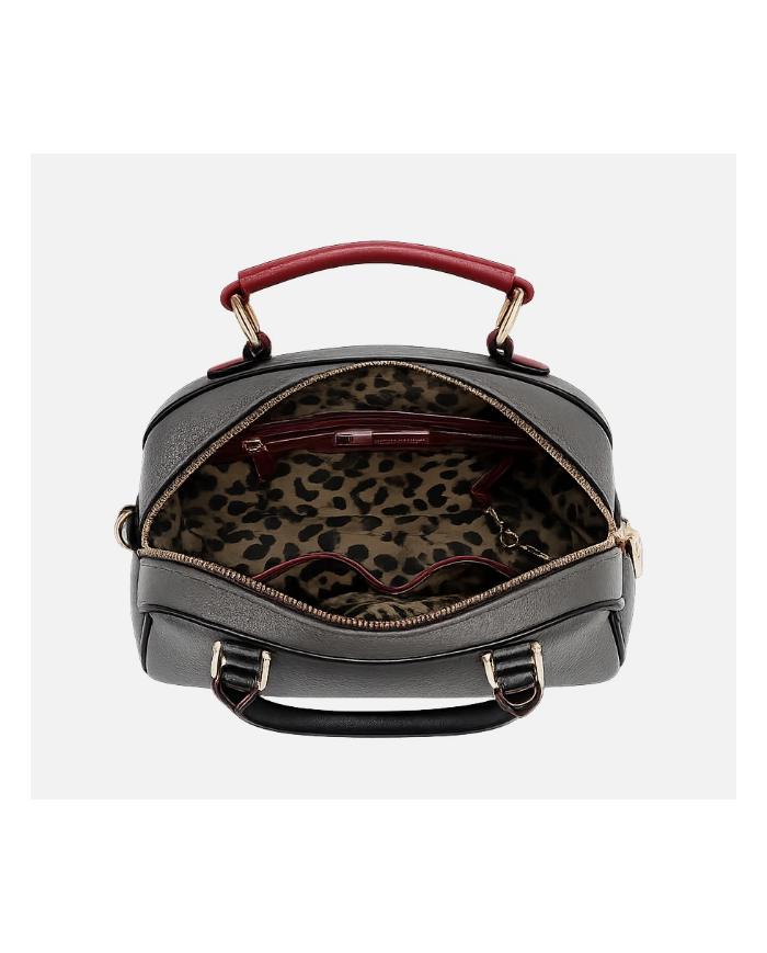 NICOLE LEE USA EMOTION BORSA BAULETTO TRACOLLA ART. SET17457M PELLE VEGANA 24 CM