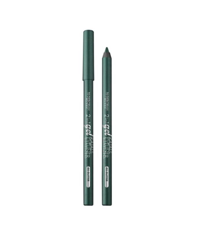 Titolo Ottimizzato SEO: DEBORAH MILANO MATITA OCCHI 2IN1 GEL KAJAL & EYELINER WATERPROOF N.05 GLITTER GREEN