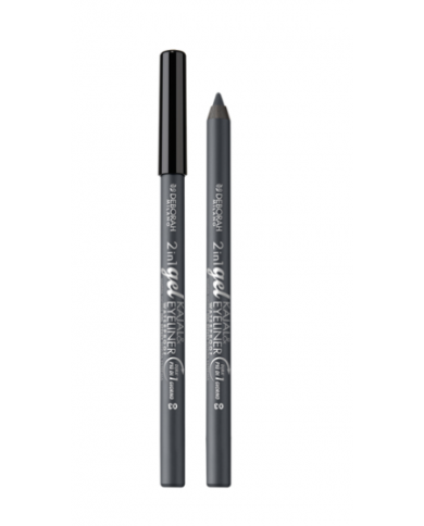 DEBORAH MILANO MATITA OCCHI 2IN1 GEL KAJAL & EYELINER WATERPROOF N.03 GREY