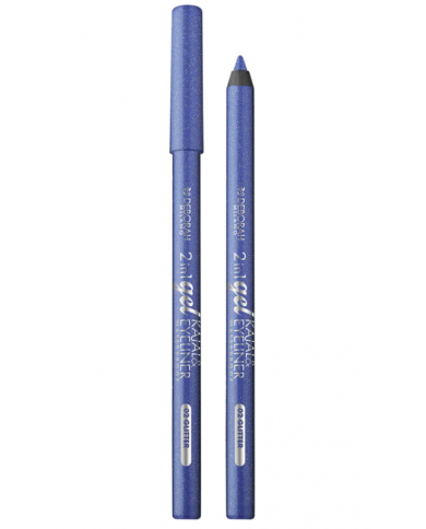 DEBORAH MILANO MATITA OCCHI 2IN1 GEL KAJAL & EYELINER WATERPROOF N.02 GLITTER BLUE
