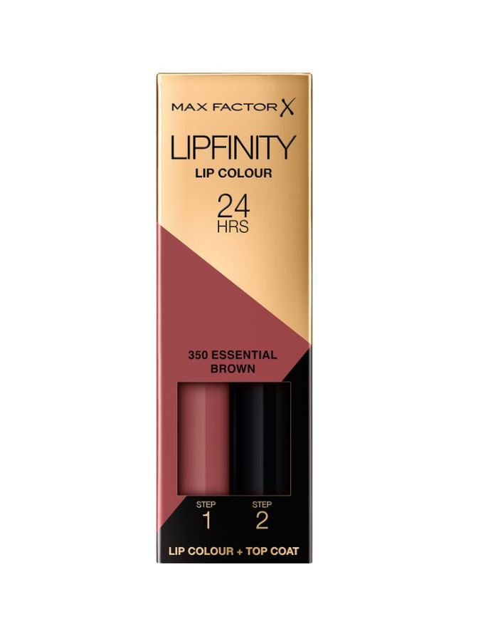 MAX FACTOR LIPFINITY 350 ESSENTIAL BROWN ROSSETTO INDELEBILE + BALSAMO